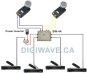 Digiwave SW-44W with AC/DC adapter & power inserter setup